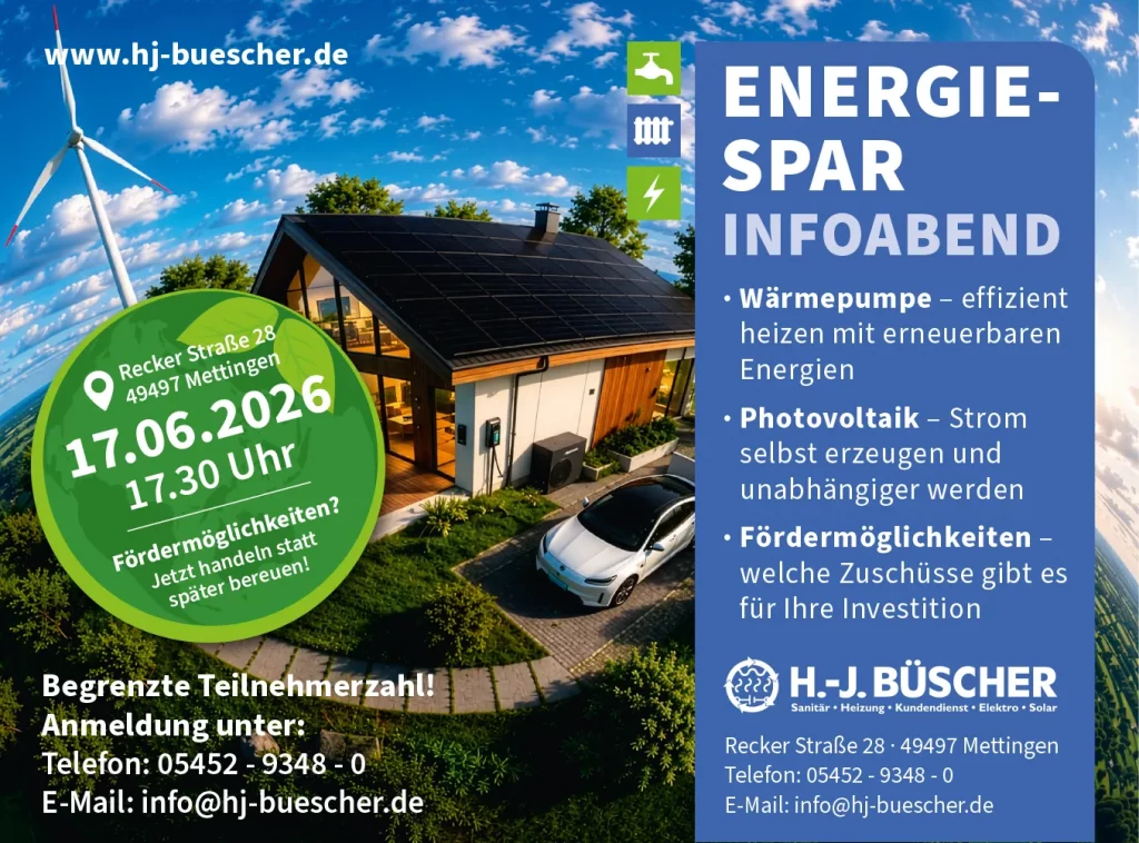 energiesparabend, beratung, wärmepumpe, photovoltaik